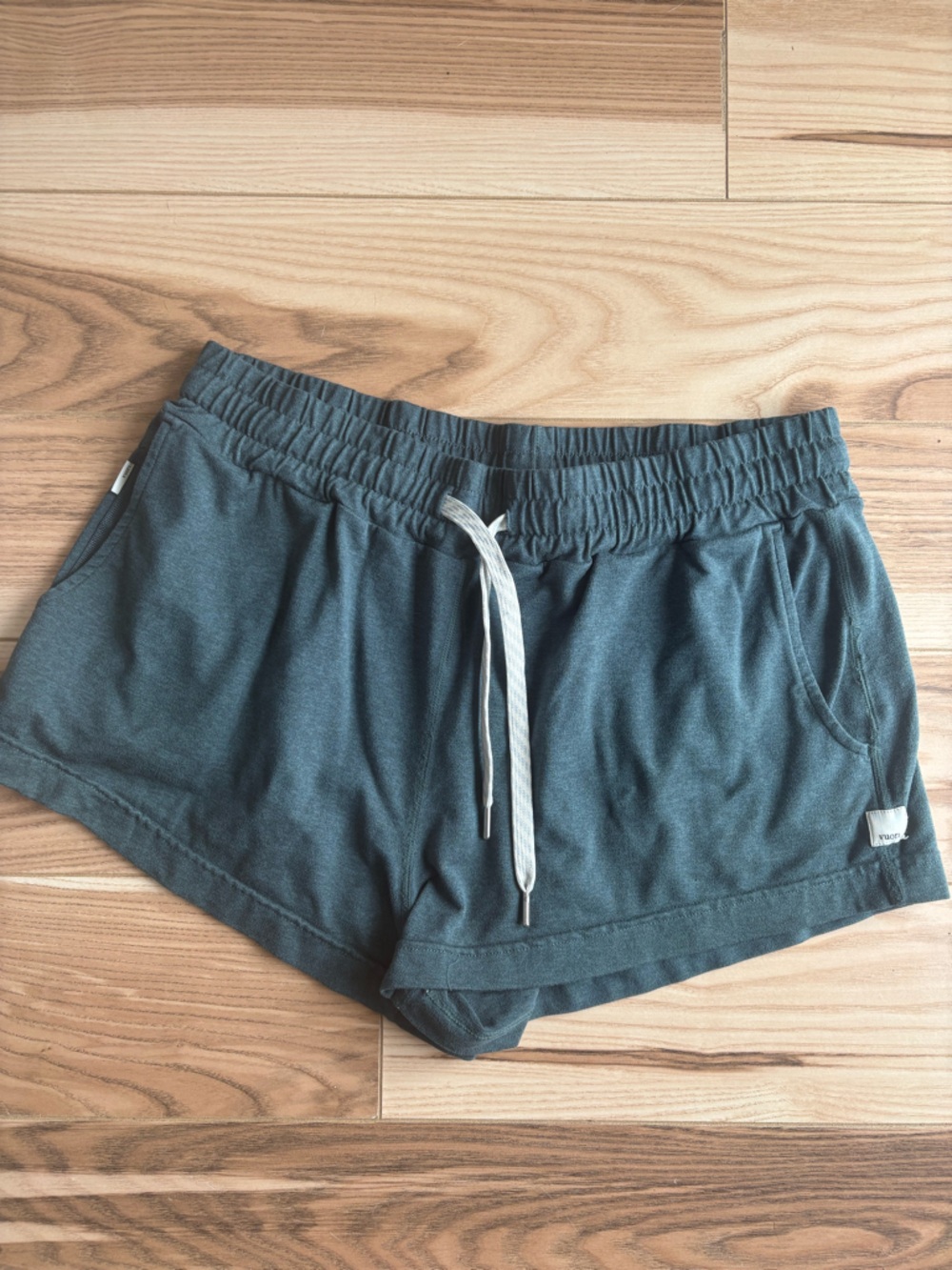 Vuori Halo Women’s Drawstring Shorts in Dark Teal